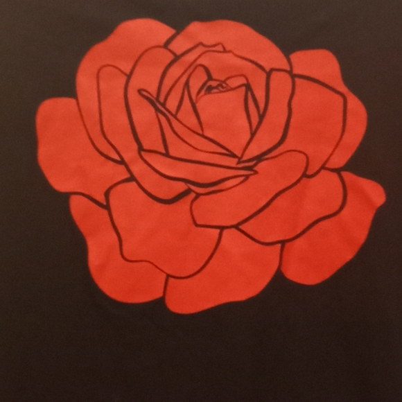 Rebellious One Rose L/S Crop Top - Picture 7 of 13